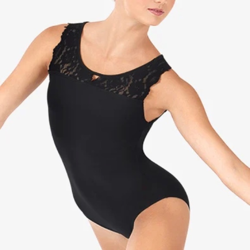 motionwear lace leotard